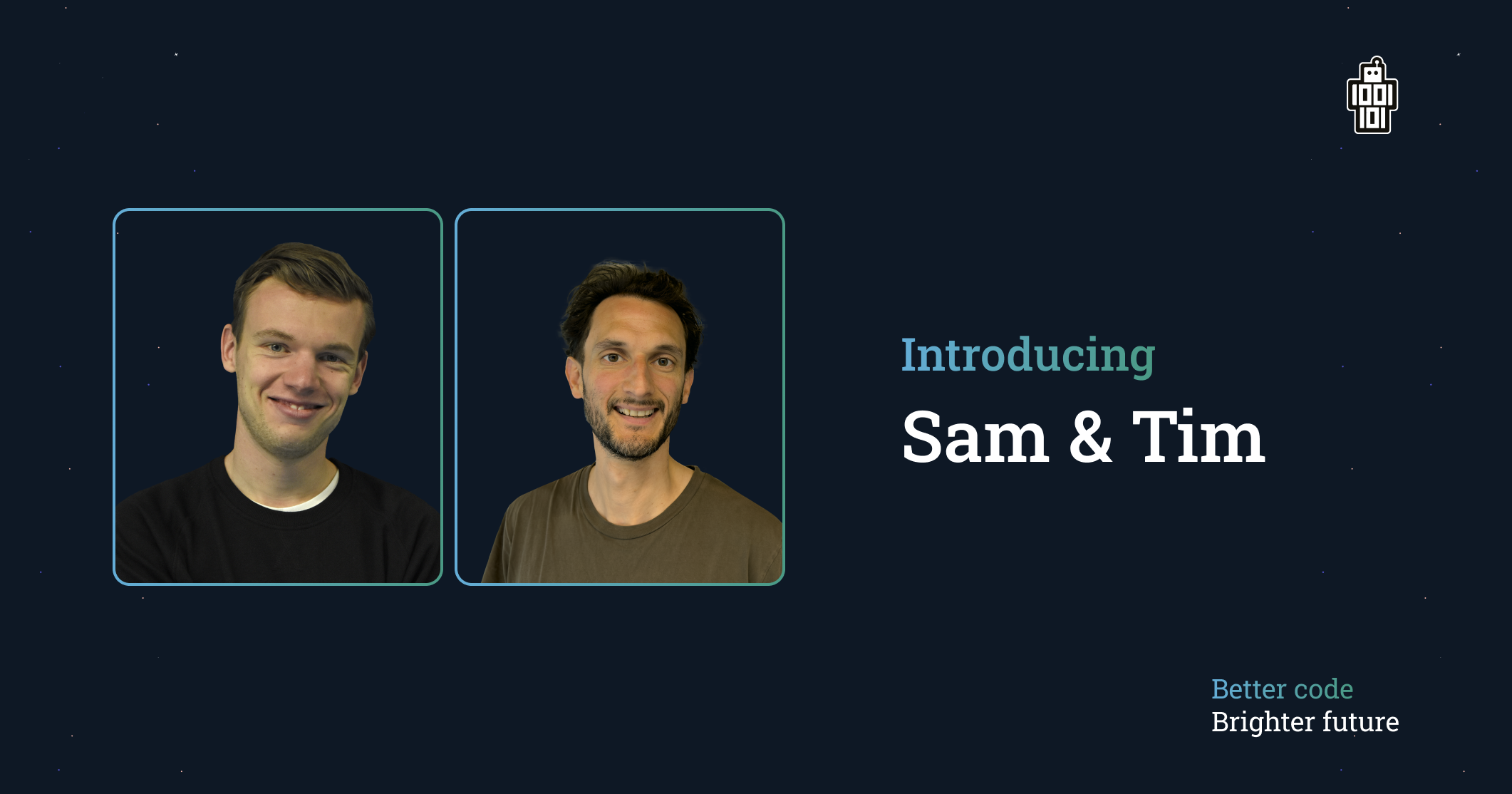 Introducing Sam and Tim - New employees Sam and Tim at 9to5
